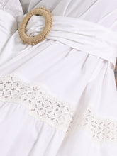 Cotton & Borderie Anglaise Tiered Dress
