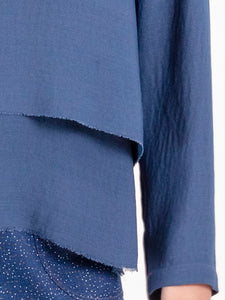 Double Layer Raw Edge Top