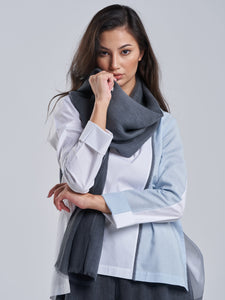 Washed Grey Scarf