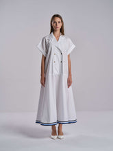 Double-Breasted Dress With Gold Buttons