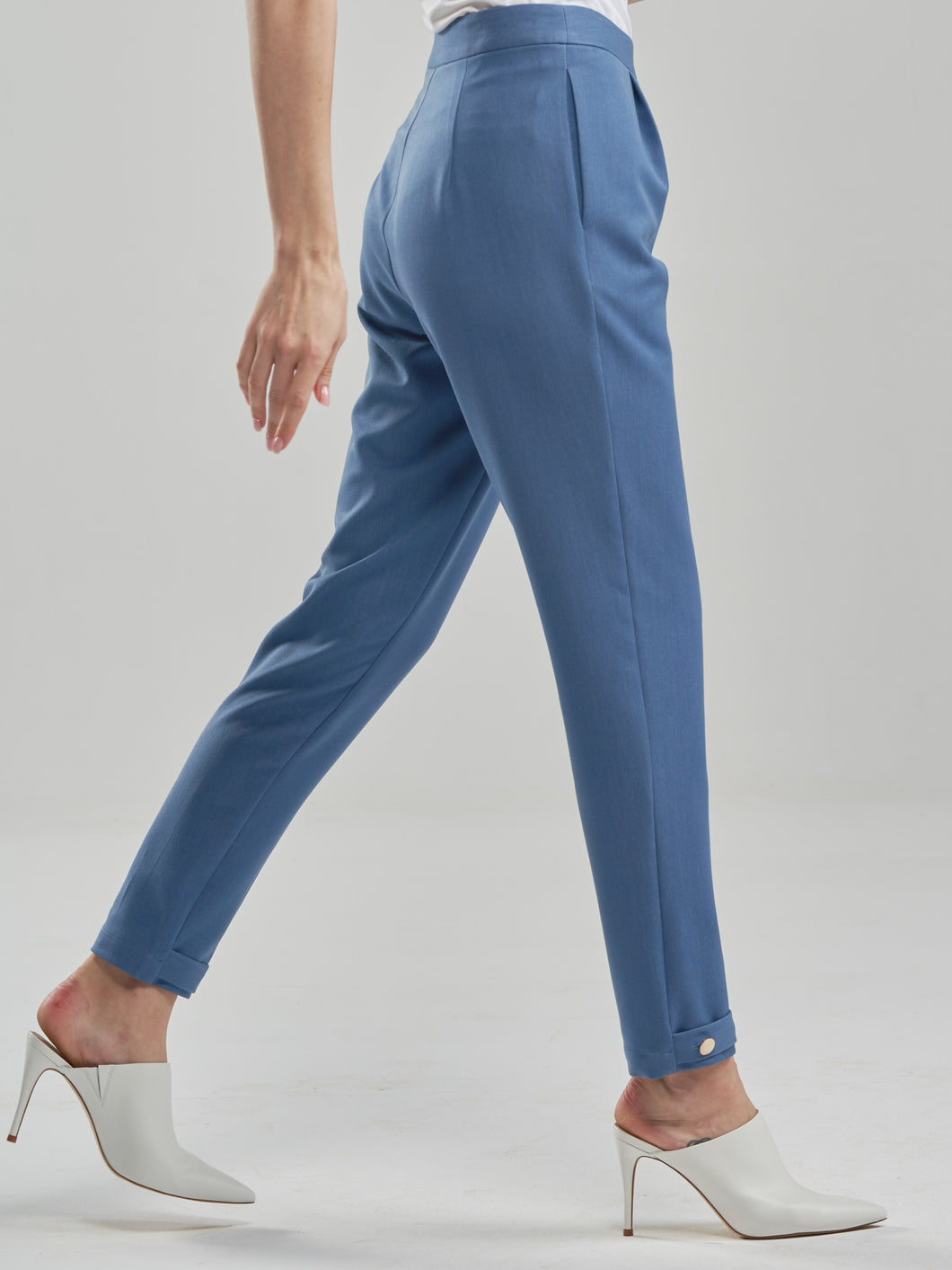 Slim Cut Denim Trousers