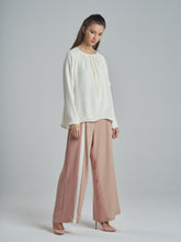 Deep Coral Two Tone Trousers