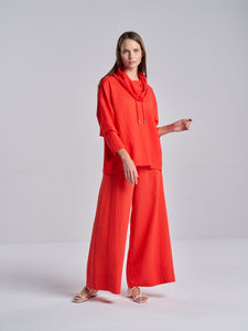 Textured Wide Trousers